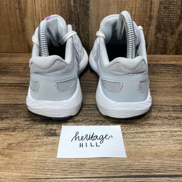 New Balance 519 Gray/Purple Girl's Sneakers - Girls Size 4.5 - Picture 4 of 8